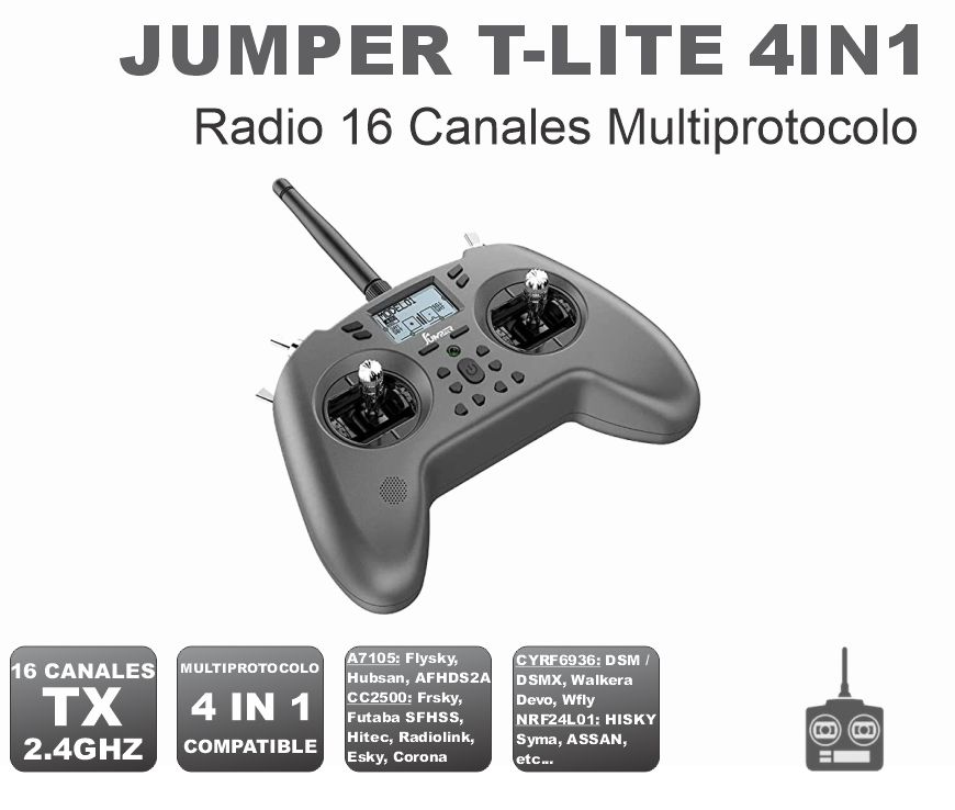 Jumper TLite JP4IN1 RC Nitro Argentina